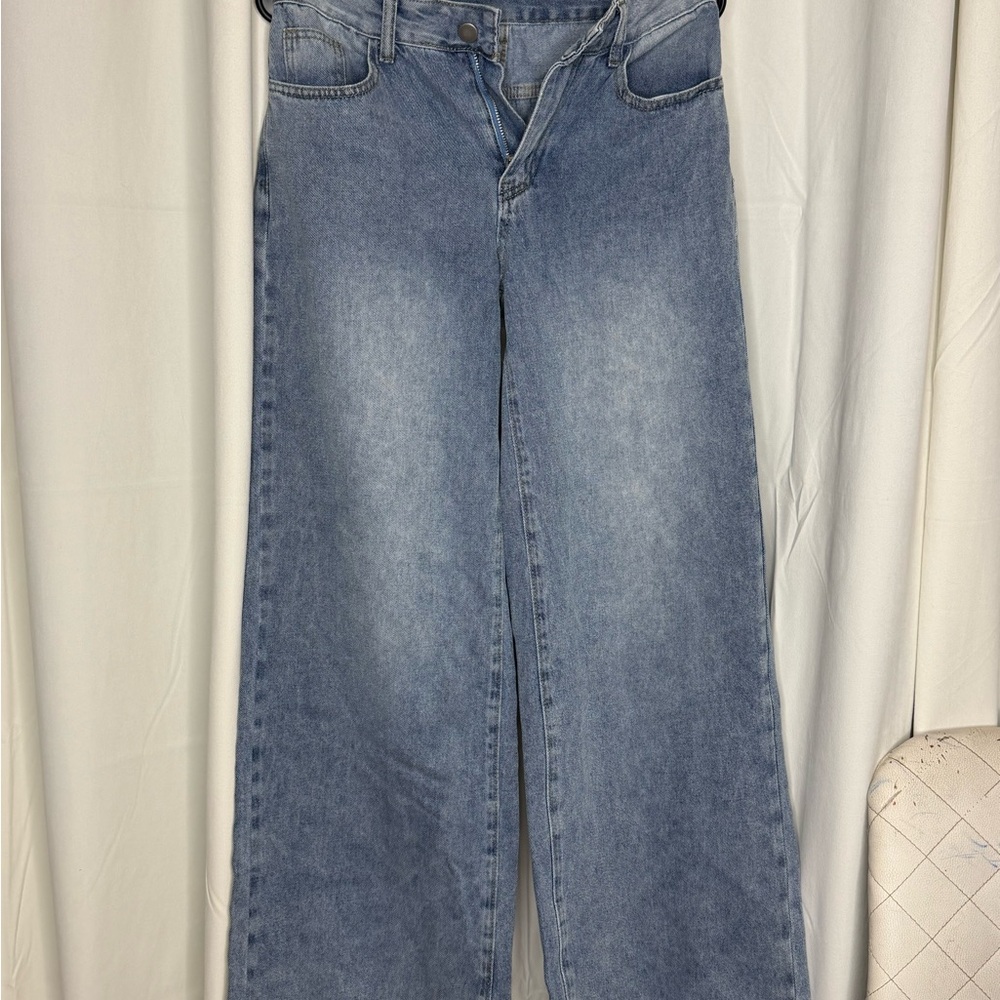 Forever 21 Light Blue Flare Jeans